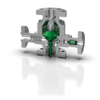 3D rendering of Schroeder Valves SSV 18 with optional DN4 branch: main spare- and wear parts.
