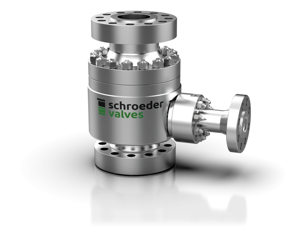 3D rendering of Schroeder Valves valve type SIP