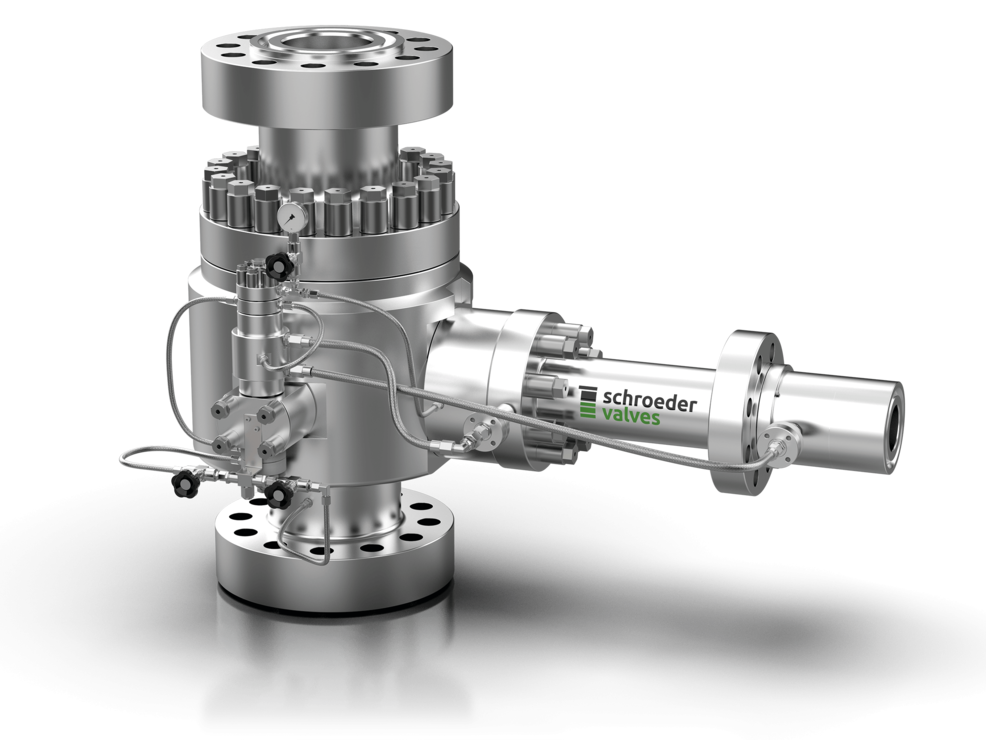 3D rendering of Schroeder Valves valve type SHP