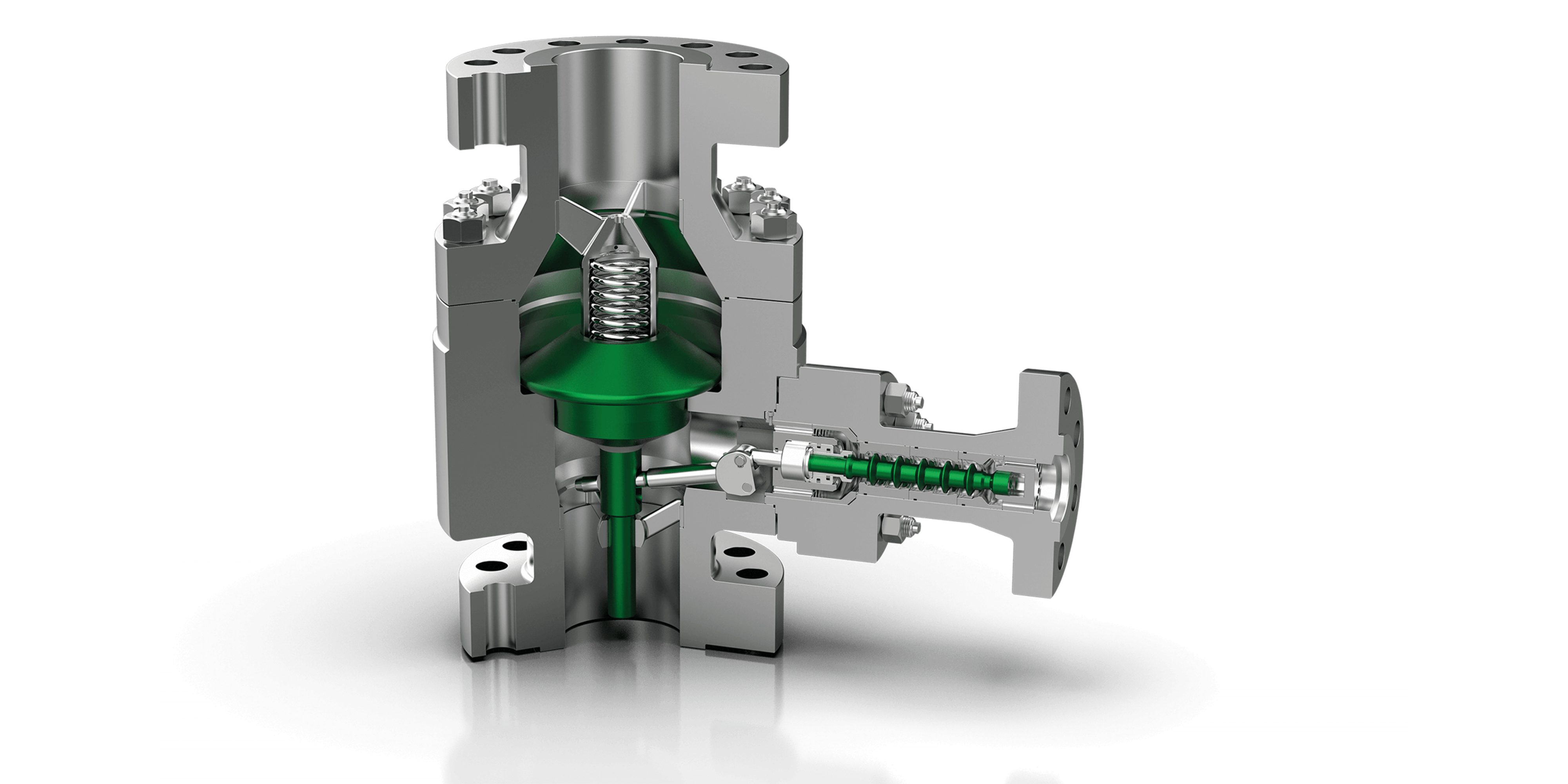 3D rendering of Schroeder Valves valve type SIP